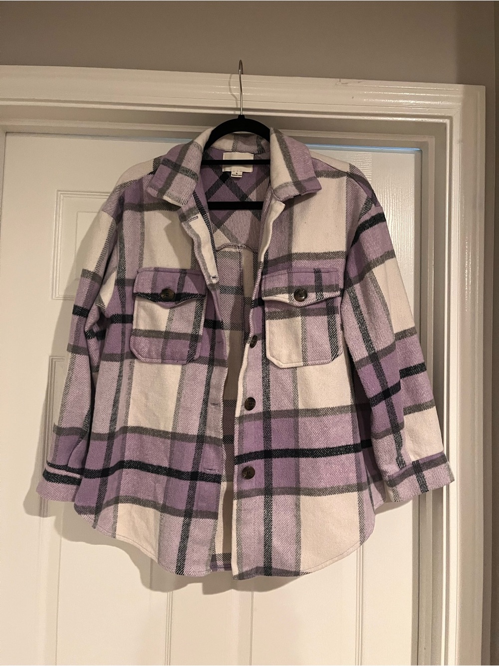 Fall Purple Shacket